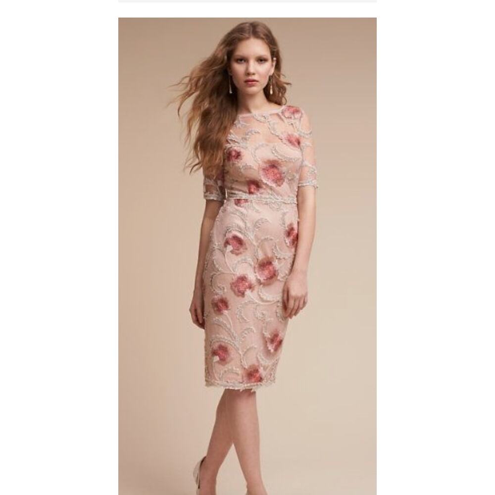 NWT Adrianna papell spring bloom embroidered Sheath dress, Size‎ 6
